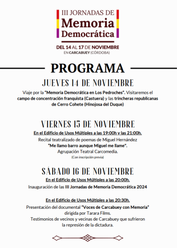 Cartel-2 Carcabuey